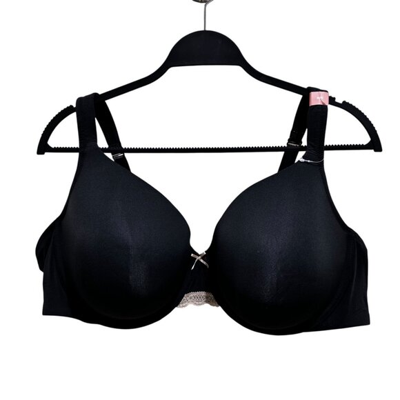 Cacique Other - Cacique‎ Lane Bryant Size 50C Black Lighty Lined Full Coverage Underwire Bra NWT